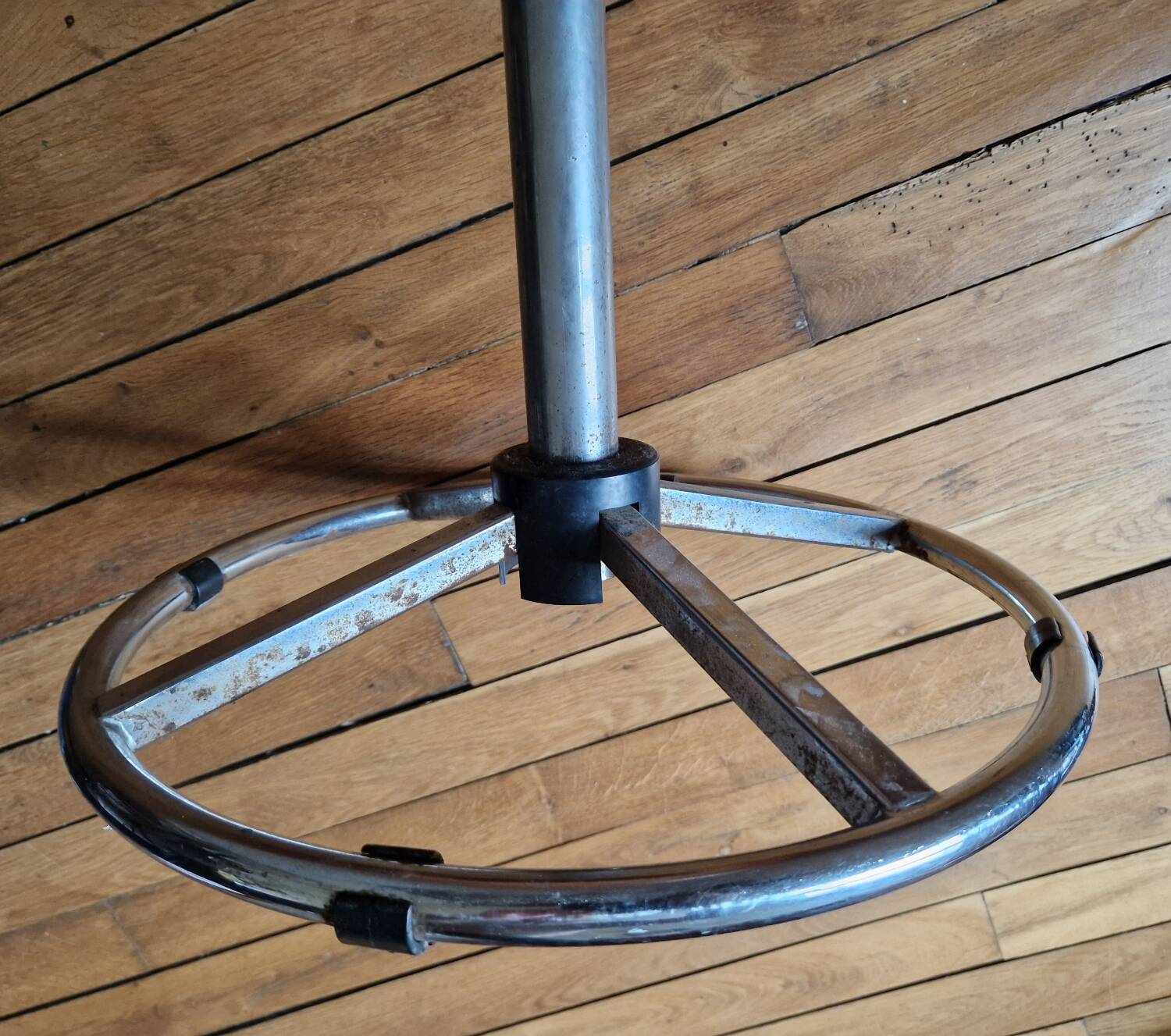 Vintage 70s Art Deco Jazz Style Stool Seat