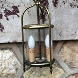 Lanterne en laiton doré