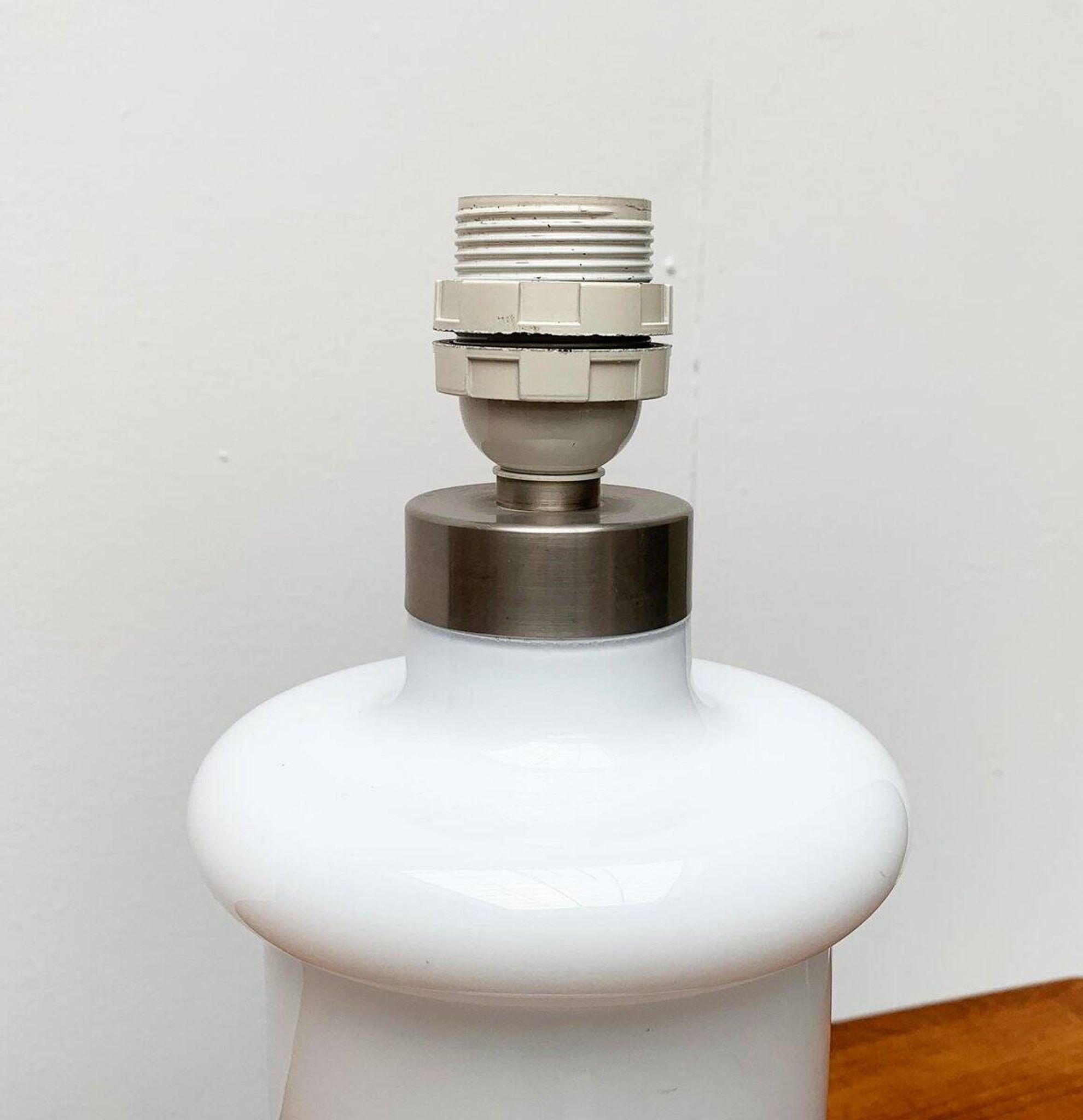 Lampe de table Apoteker en verre danoise vintage par Sidse Werner pour Holmegaard