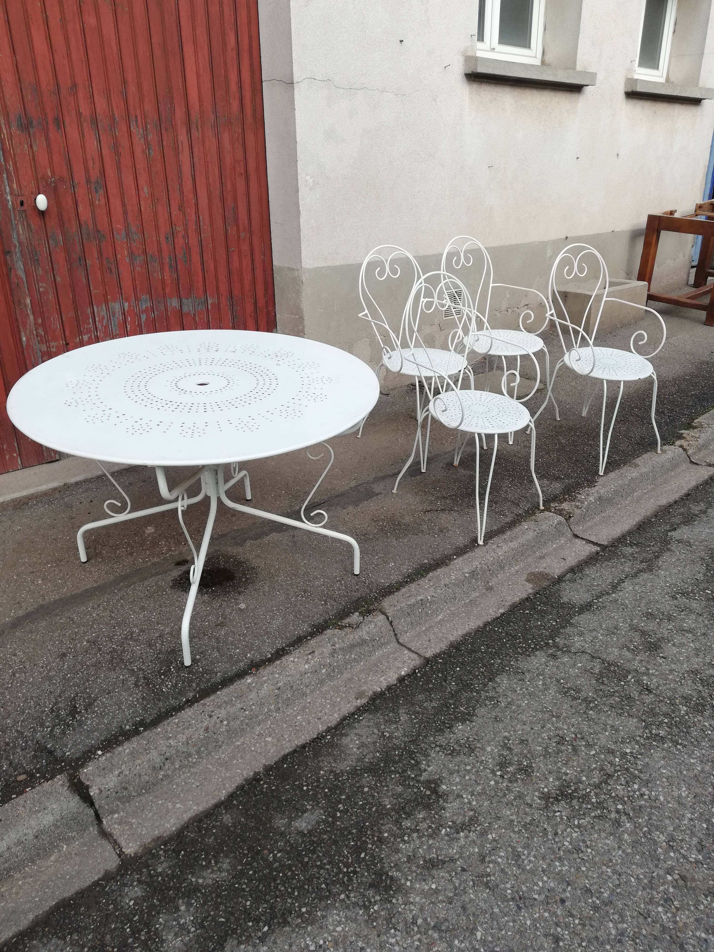 Wrought iron garden room