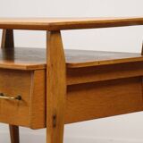 Bureau vintage de Roger Landault en chêne, 1950