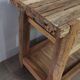 Small wooden console