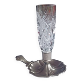 Saint Louis crystal candlestick, Florence model