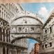 Tableau aquarelle giorgi pont des soupirs Venise
