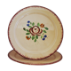 Lot de 2 assiettes à dessert Aurore des faïenceries Longchamp
