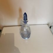 Art Deco blue glass carafe
