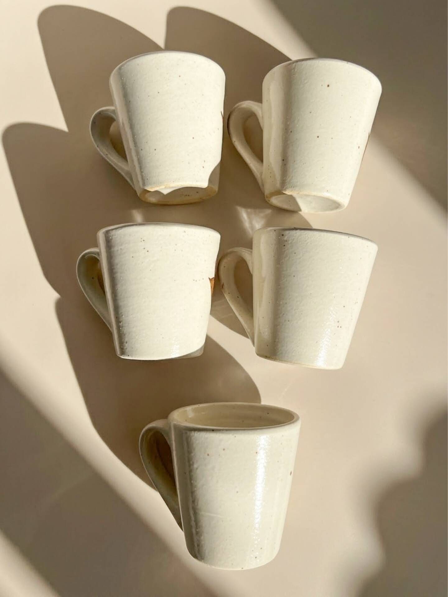 Vintage coffee service Longchamp – French earthenware, 1970s