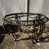 Wrought iron coffee table