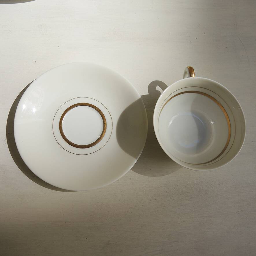 Antique A. Vignaud Porcelain Tea/Coffee Set