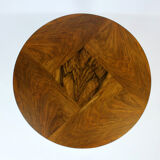 Restored Bauhaus Round Table in Walnut by Robert Slezak, 1930s