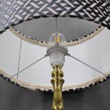 1960s  Pair of Large Brass Table Lamps by MS Belysnin, Denmark