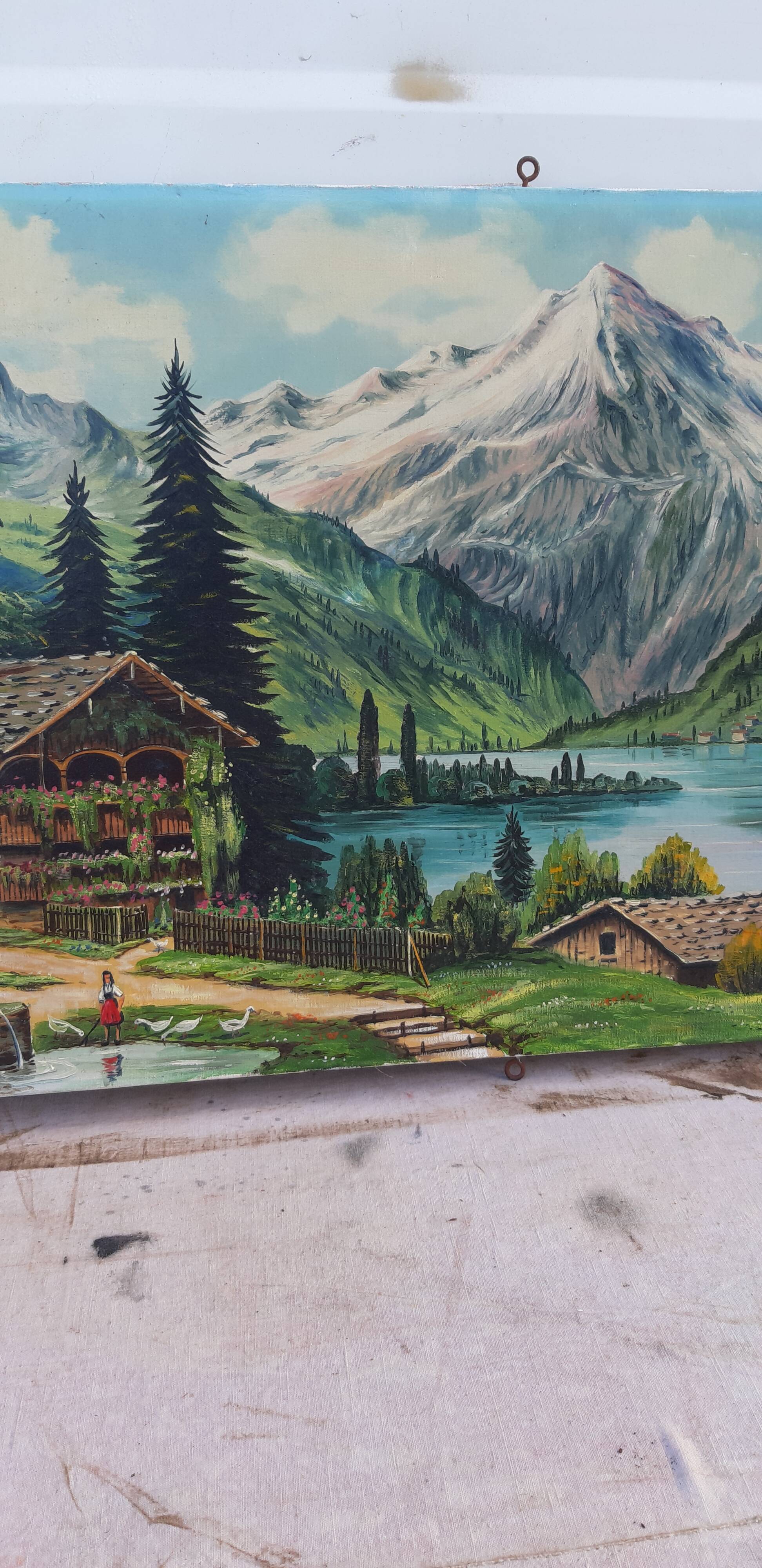 Oil on canvas 60s B.Bondenet