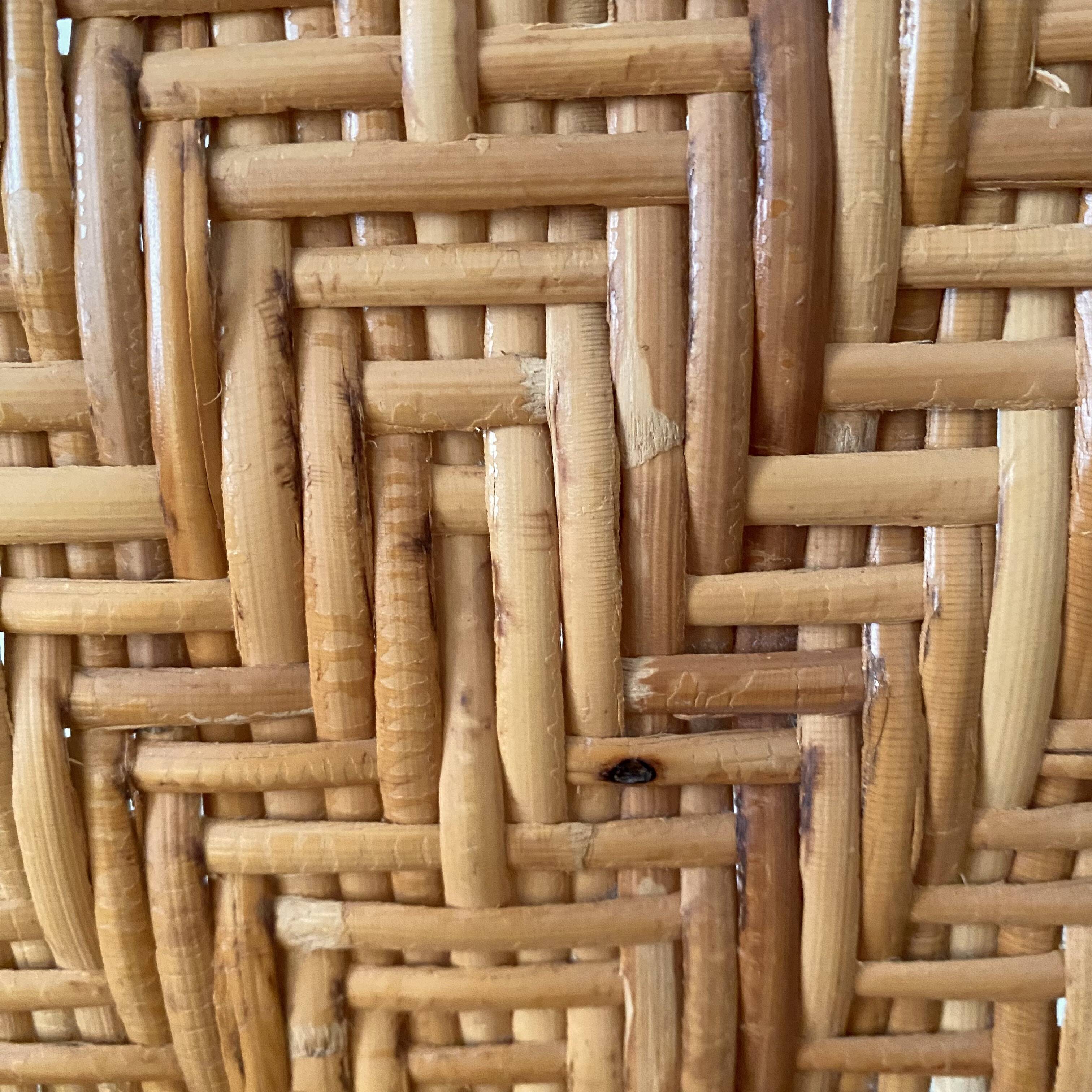 Vintage rattan armchair