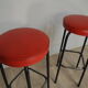Lot of 2 red stools 50/60