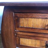 Pair of ethnic style bedside tables