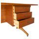 1960s scandinavian desk in teak wood