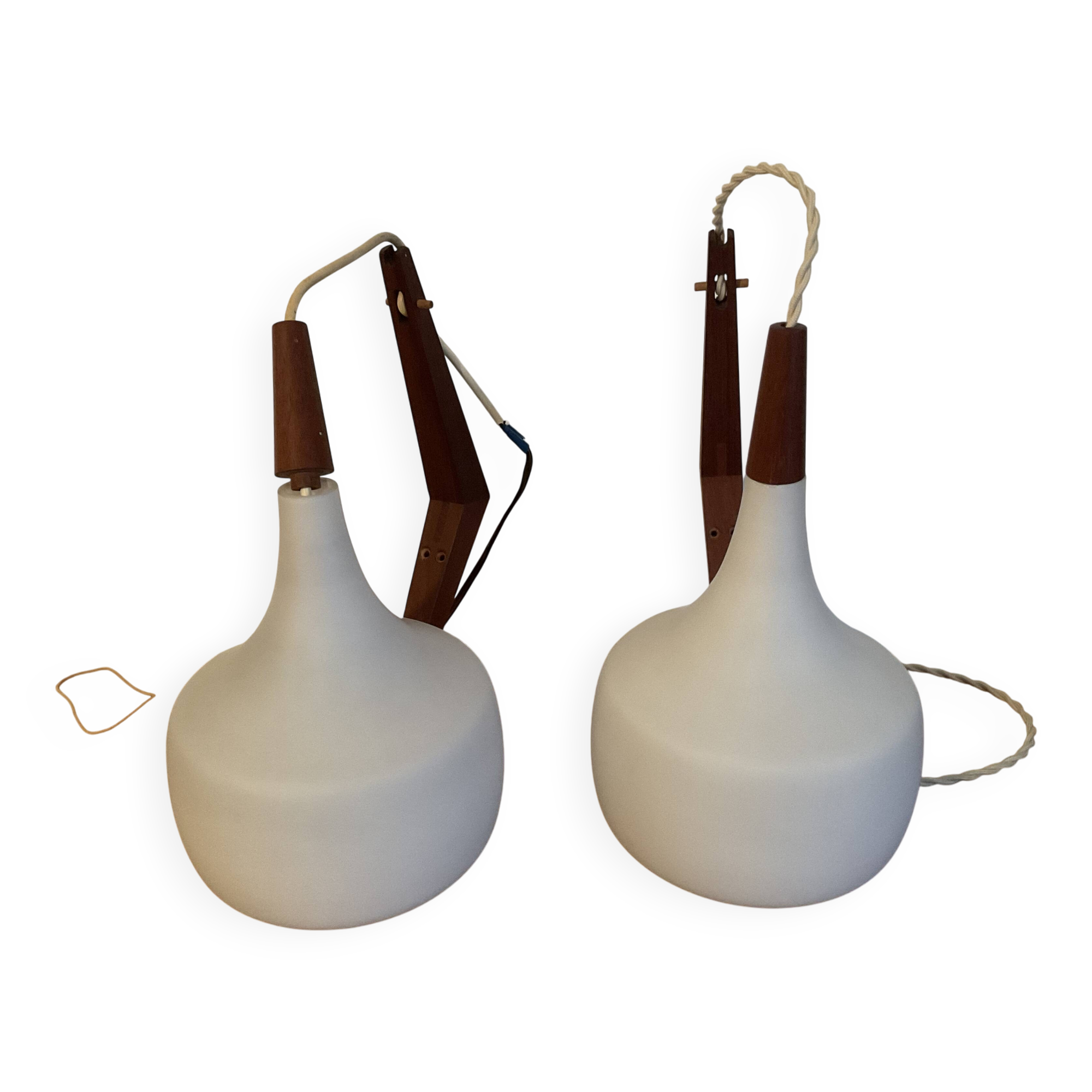 Paire d’appliques scandinaves