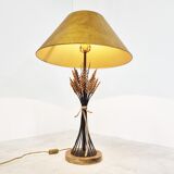 Vintage sheaf of wheat table lamp - 1960s