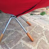 Pair of folding armchairs
