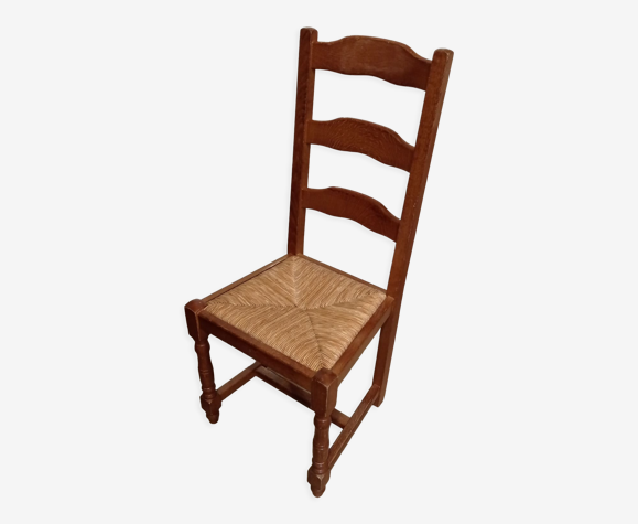 Chaise paillée