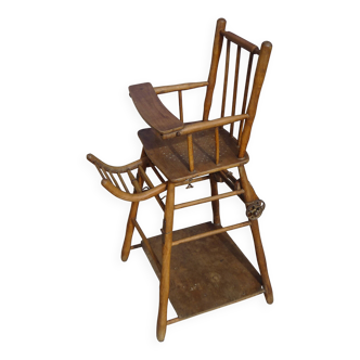 Ancienne chaise haute Baumann