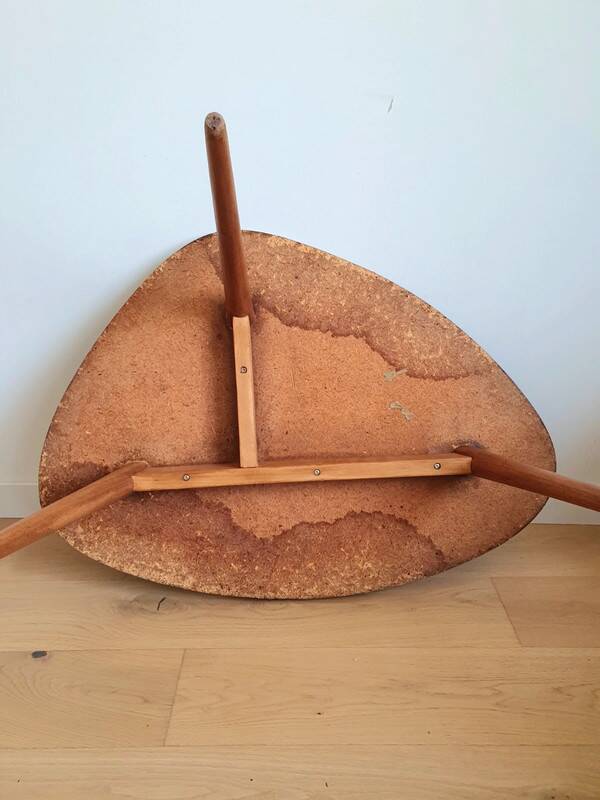 Vintage tripod coffee table