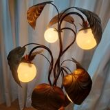 Floor lamp rhubarb leaf 70s