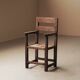 Fauteuil de montagne en mélèze et pin, vers 1900