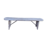 White patinated bench