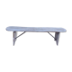 White patinated bench