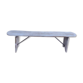 White patinated bench