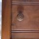 Nightstand walnut with marble top