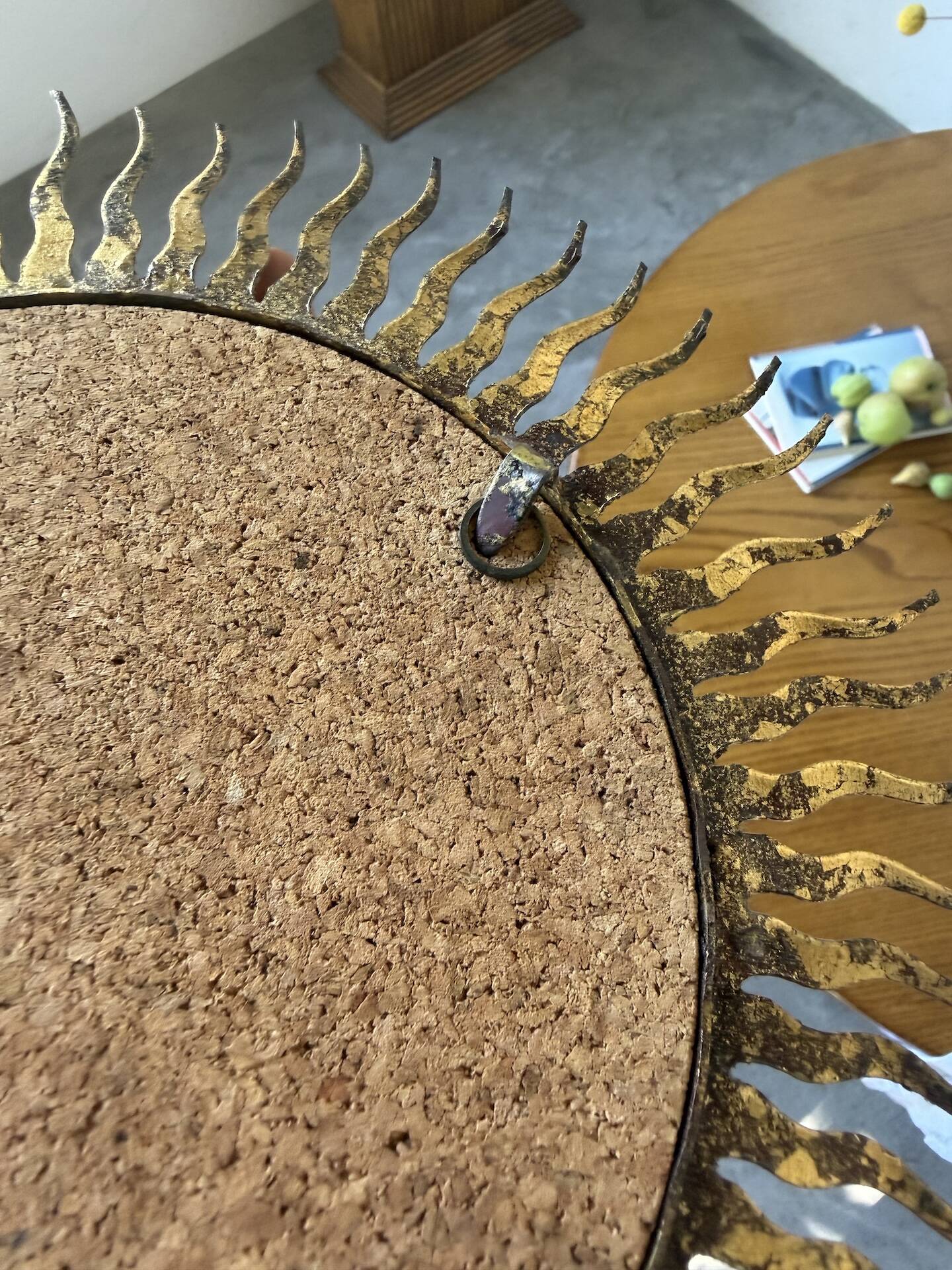 Sun mirror or patinated XS