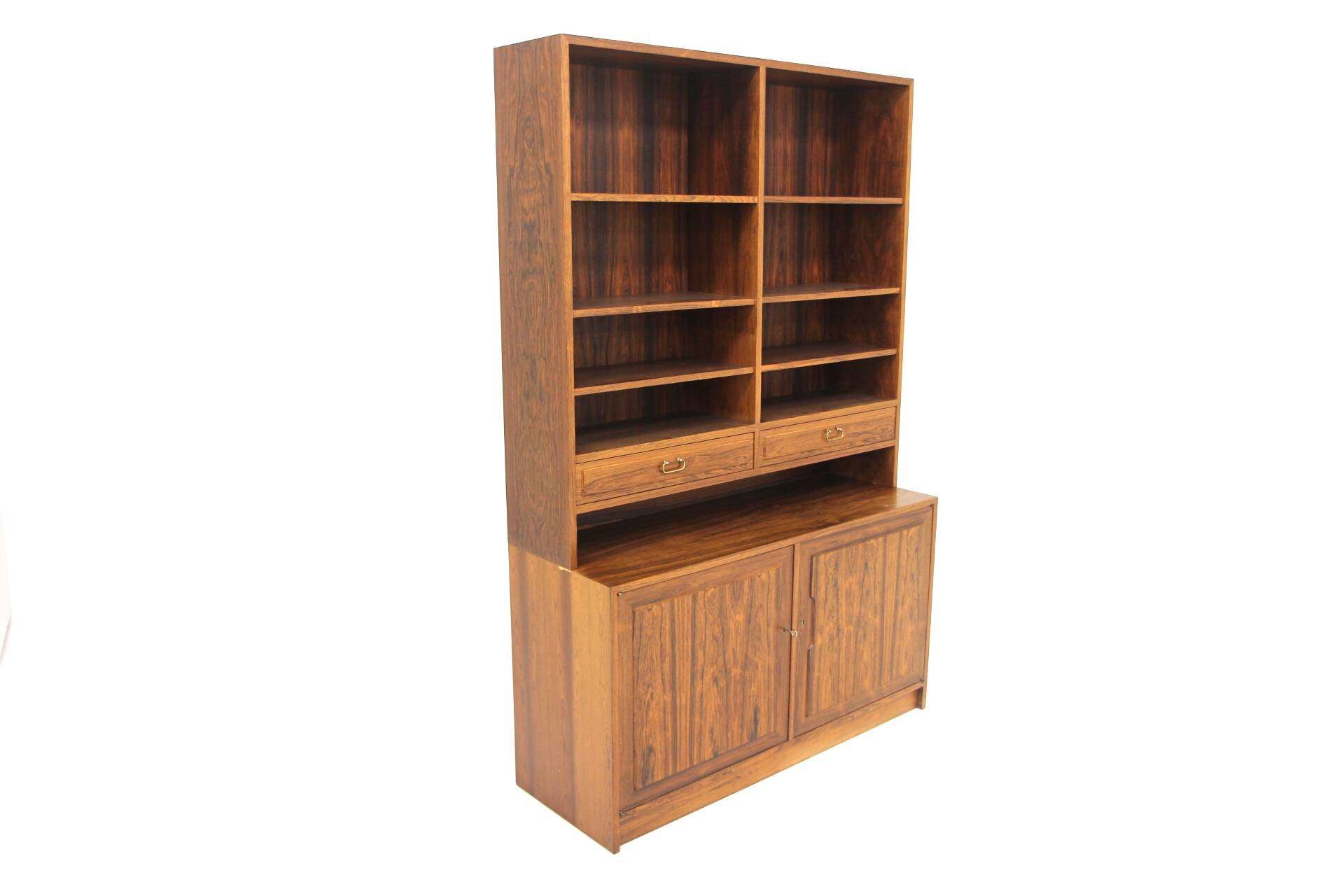 Scandinavian rosewood bookcase, Wirserums Nya Möbelfabrik, Sweden, 1960