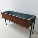 Vinyl furniture / plant / industrial style in teak