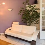 roche bobois polo leather sofa