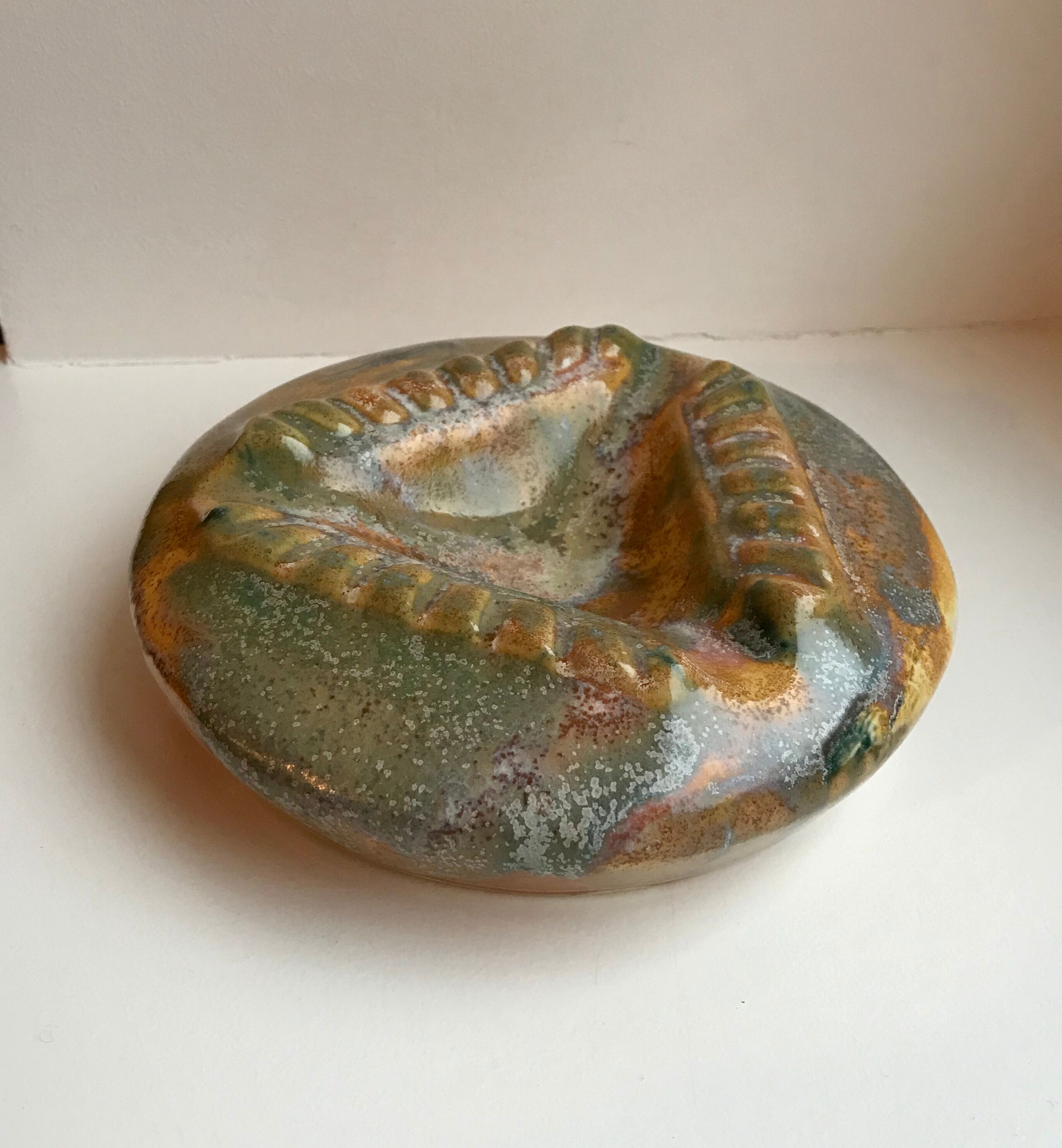 Cendrier en céramique années 70