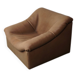 De Sede DS46 Tan / Beige Buffalo Leather Lounge armchair, Switzerland