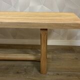 2m20 solid walnut benches, stripped and varnished