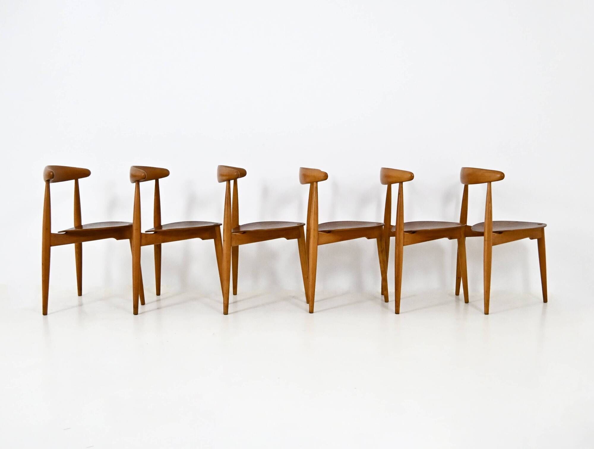 Dining set by Hans J. Wegner for Fritz Hansen, 1950s