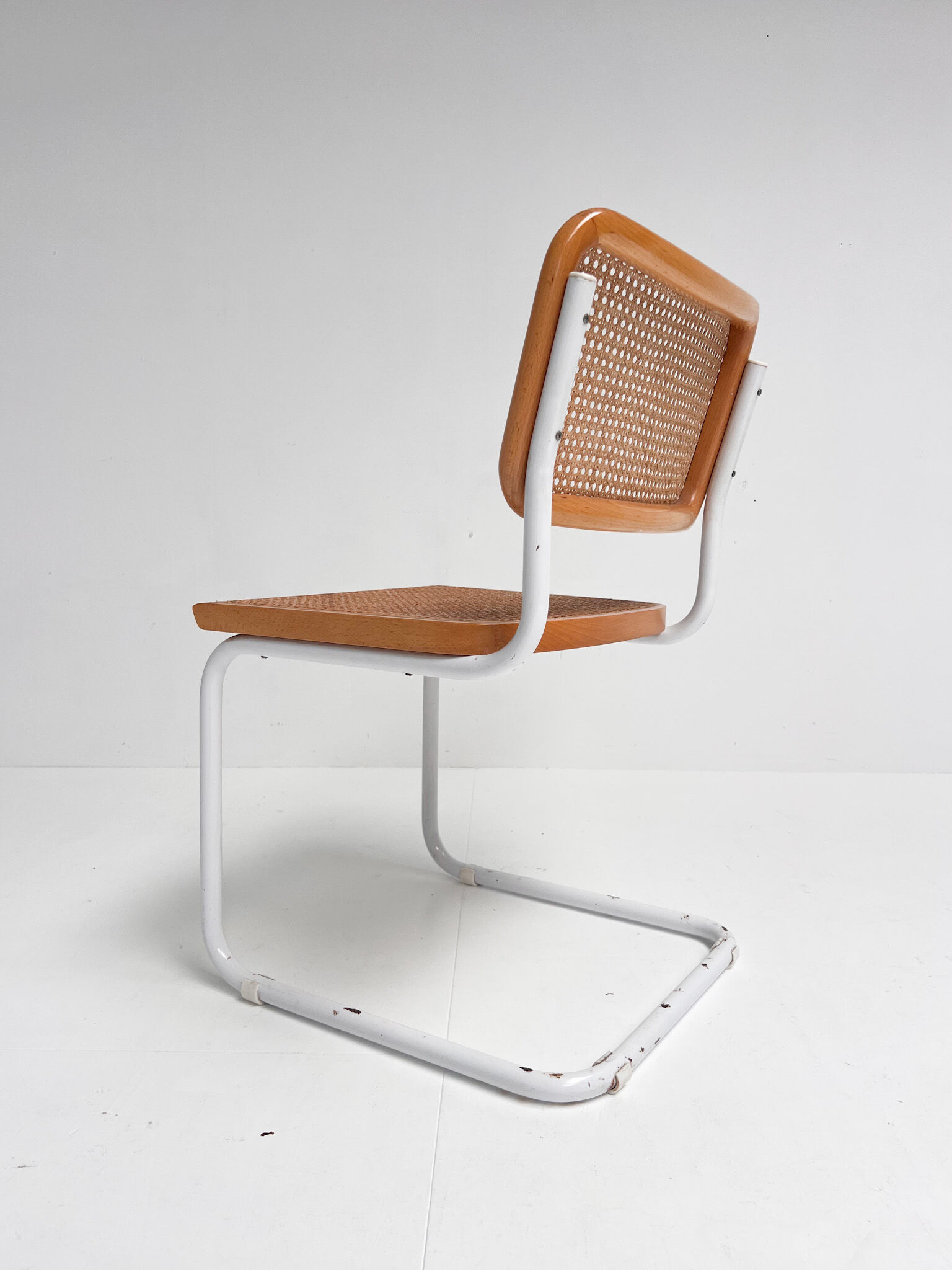 Ensemble de 2 chaises en cannage, Italie années 1970
