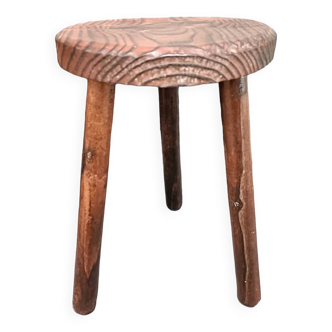 Tabouret tripode vintage