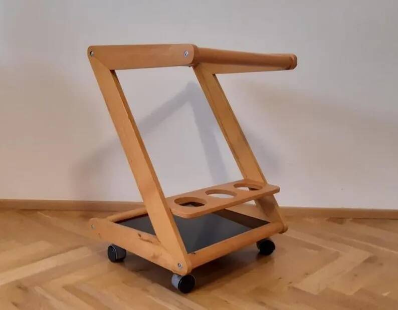 Midcentury Serving Bar Cart or Trolley, 1960s