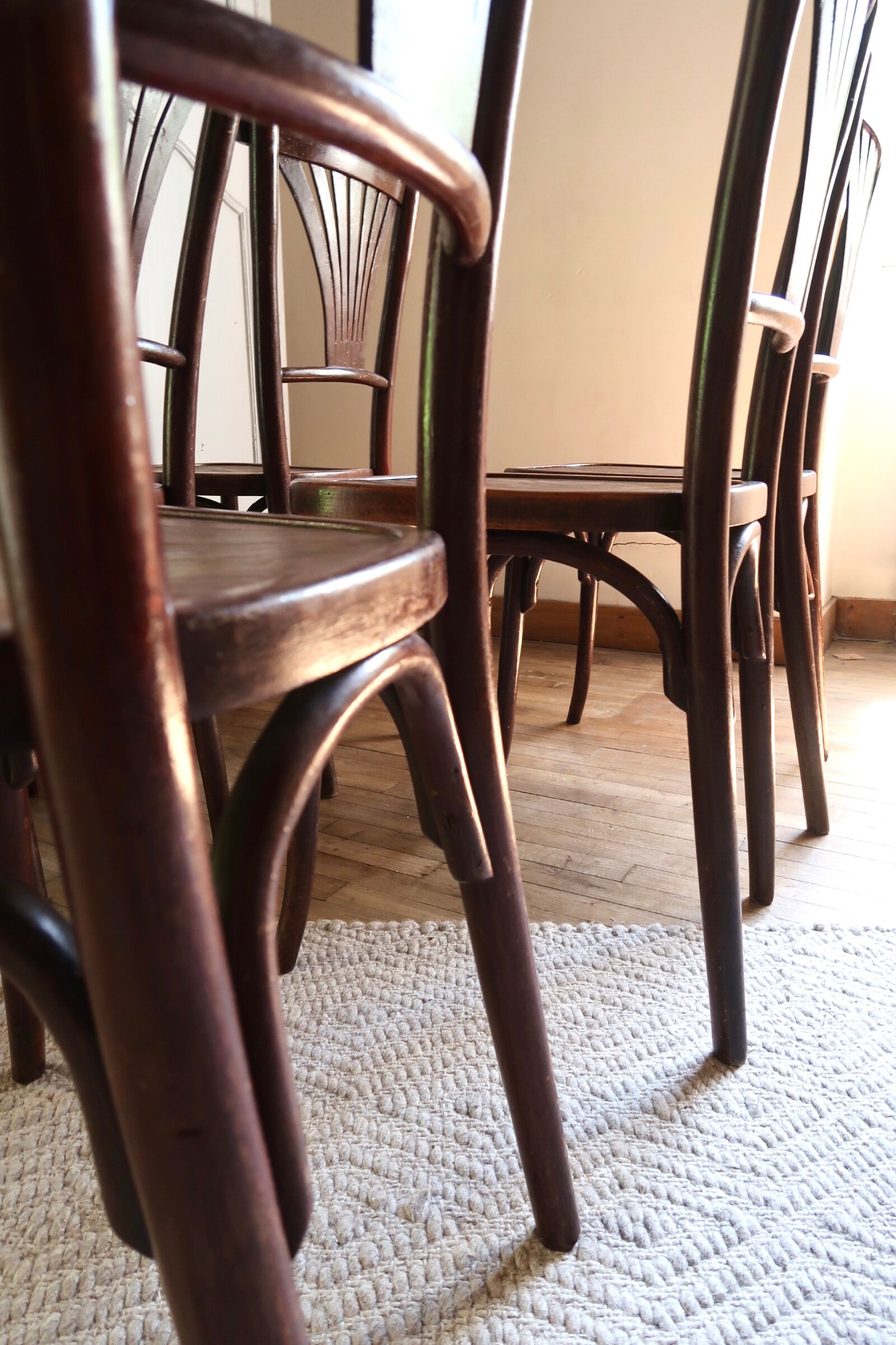 Lot de 5 chaises bistrot
