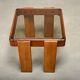 Gianfranco Frattini Nesting Tables in stained wood for Cassina and Meblo, 1