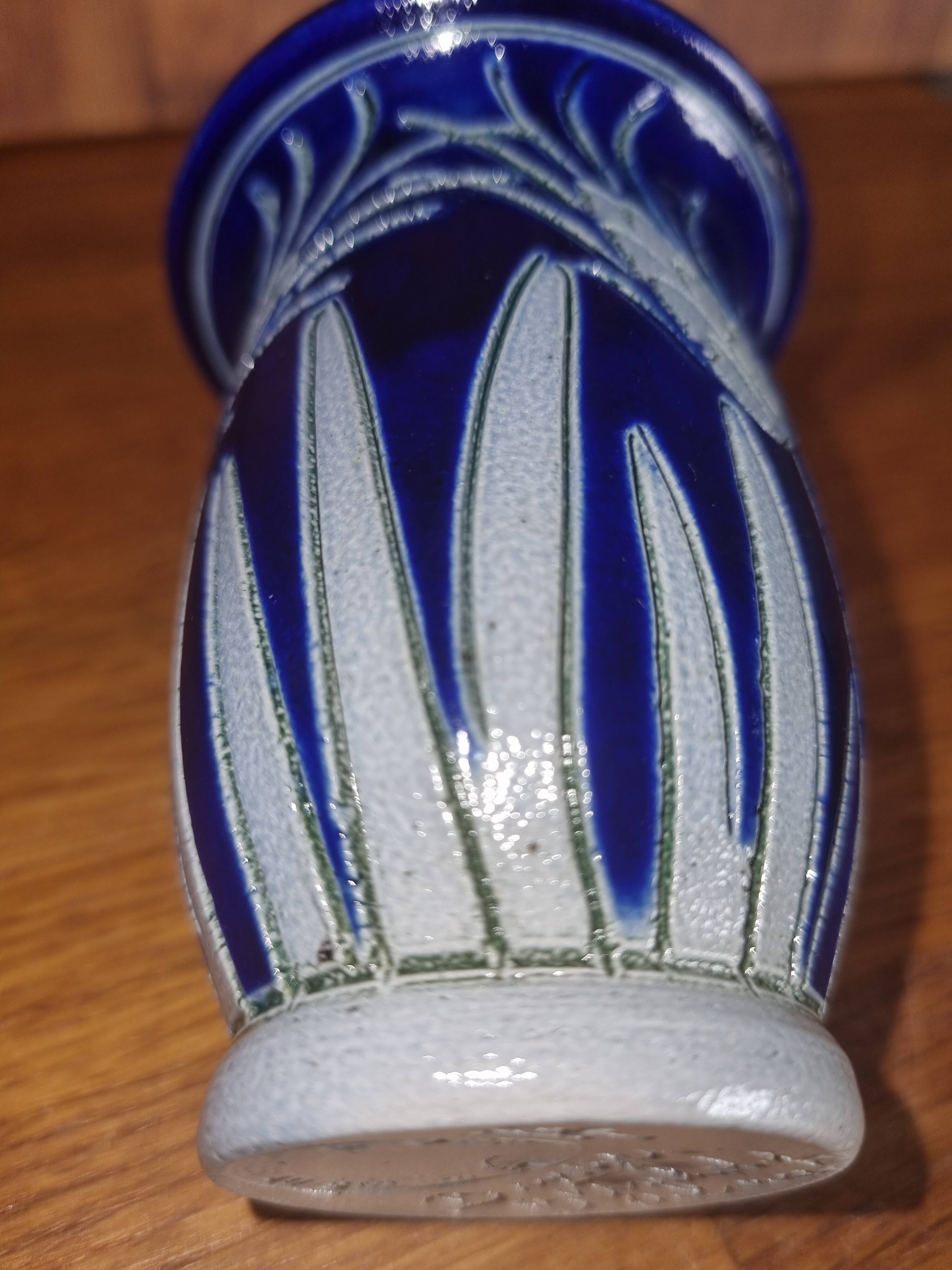 Small Burger Betschdorf vase, Alsace salt stoneware