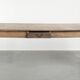 Antique French oak dining table for 6 to 8 people with a baguette drawer