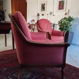 Small 2-seater upholstered sofa