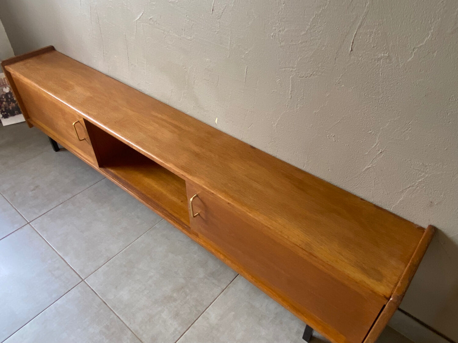 Vintage wooden row from the 50s-60s