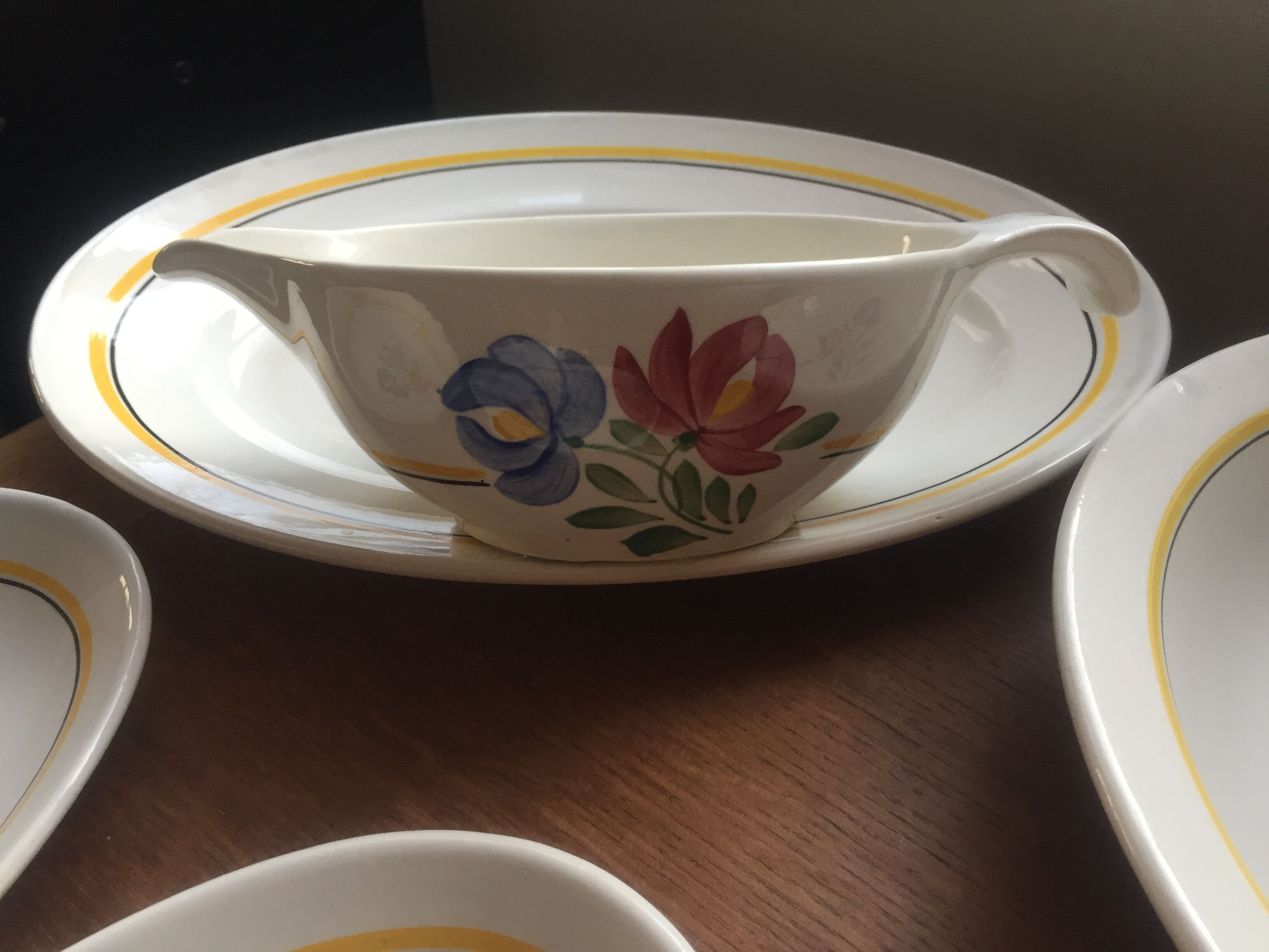 Lot of tableware Digoin Sarreguemines model Dunkirk